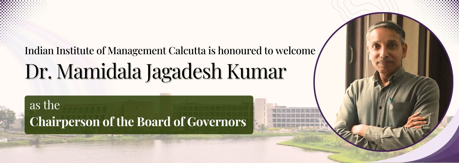 Prof. M. Jagadesh Kumar